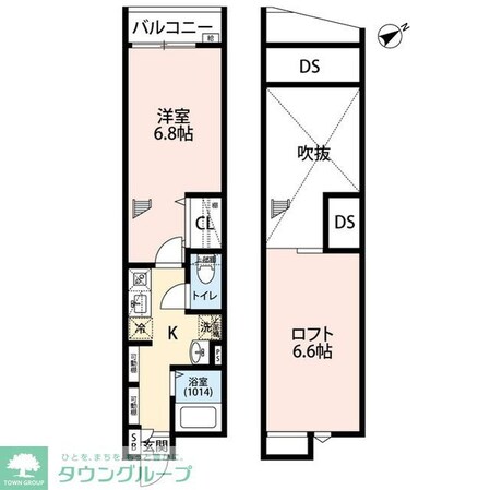 エクセラン馬橋westの物件間取画像